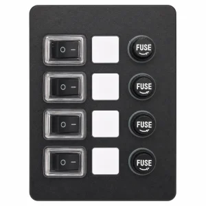 BFY soket girişli ışıklı marin switch panel
