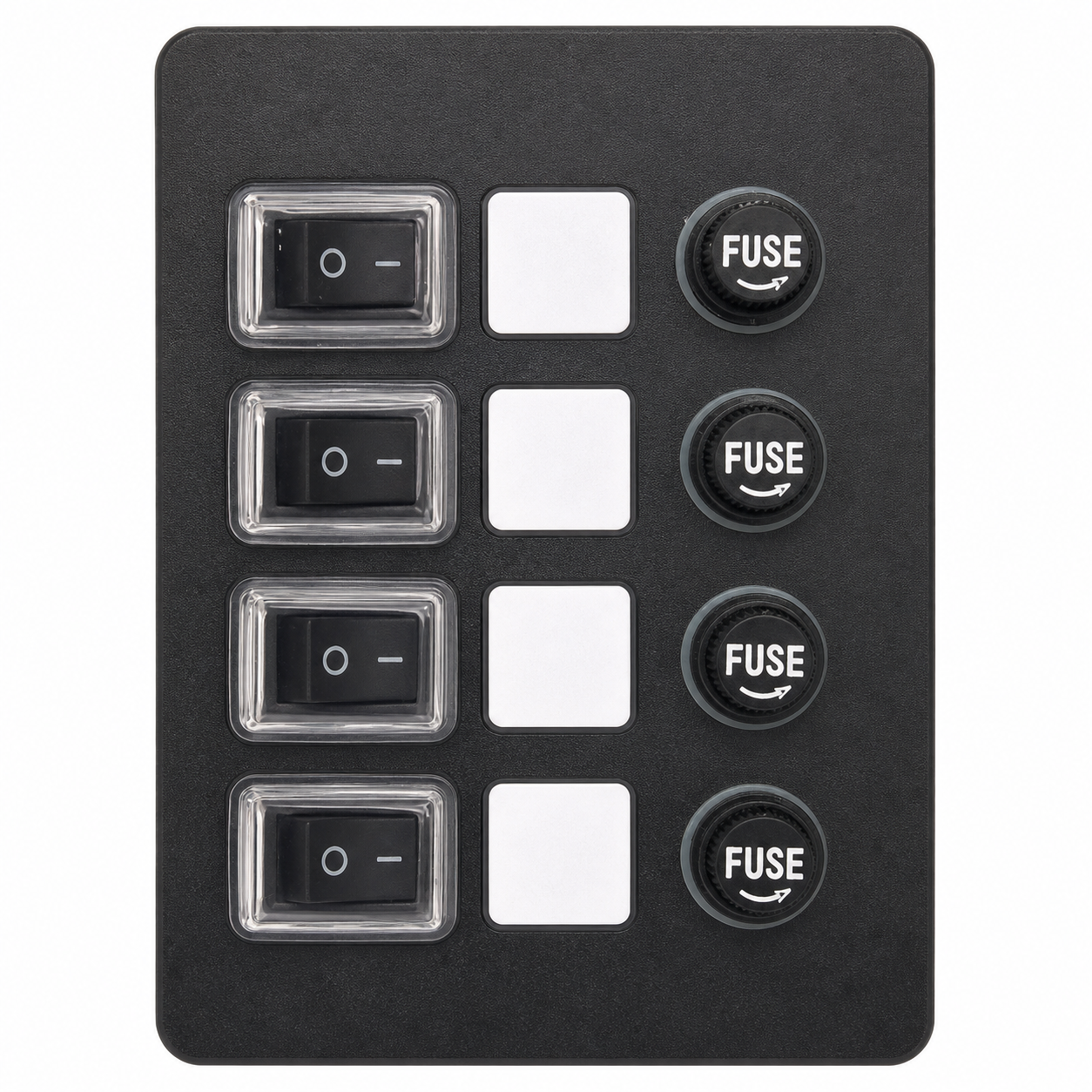 BFY soket girişli ışıklı marin switch panel