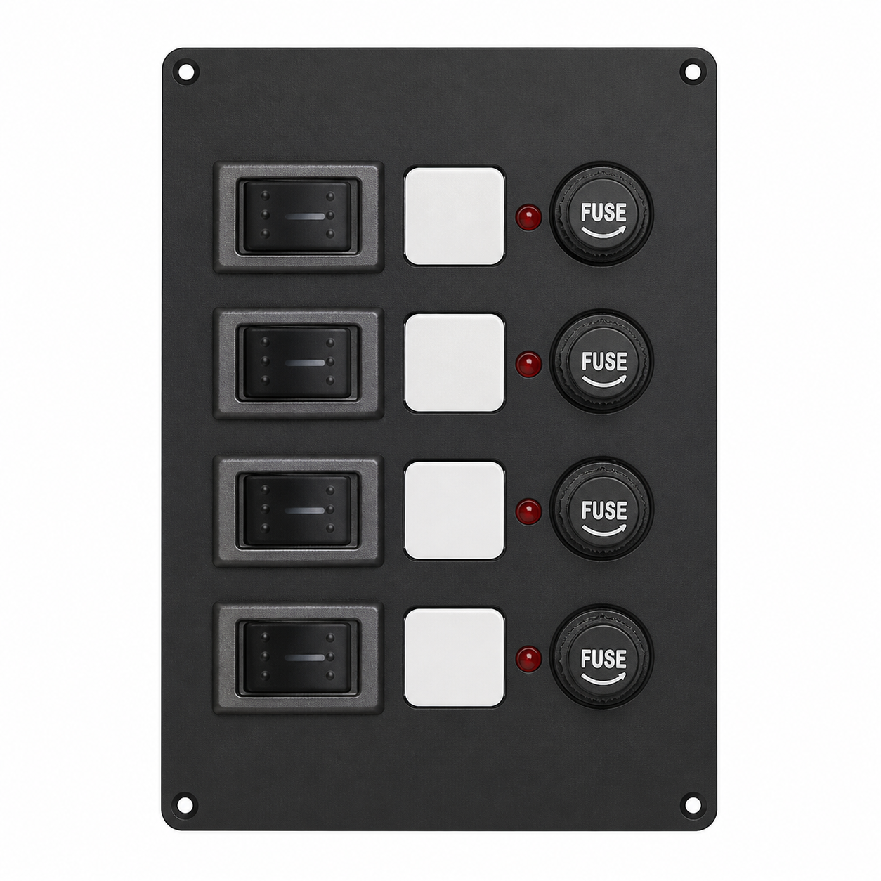 BFY soket girişli dikey marin switch panel