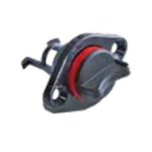 Plastik Siyah Oval Miçoz 3/4” 19 mm marin ürün görseli