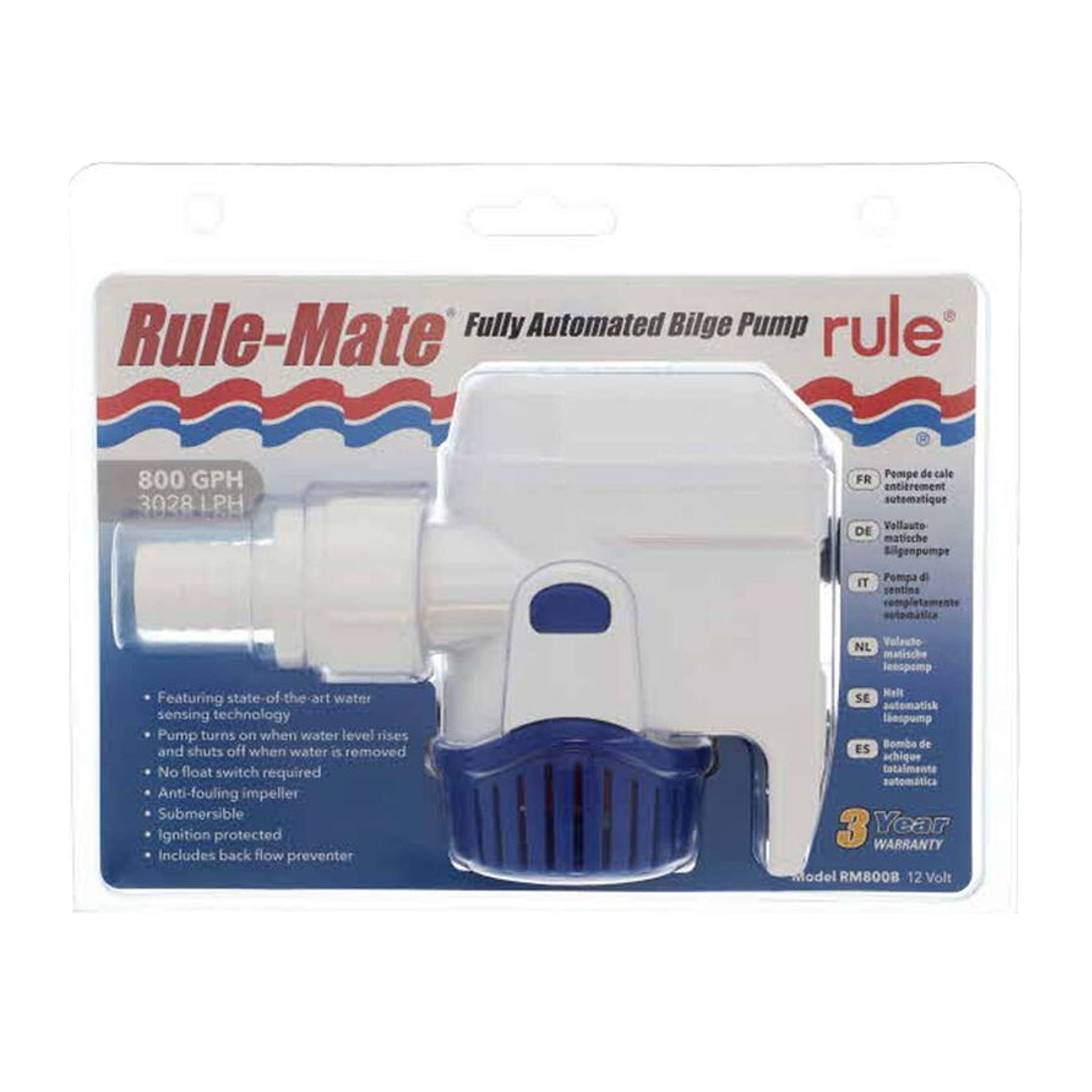 Rule Otomatik Sintine Pompası 800 GPH 12 V