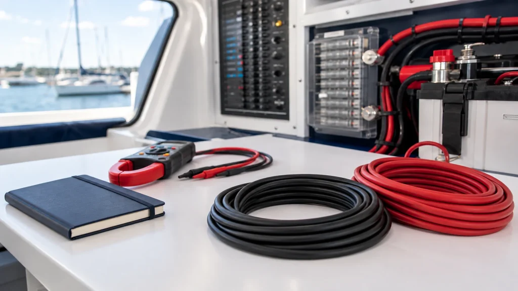 Teknede Marin Kablo Kesiti Nasıl Hesaplanır? 12V ve 24V İçin Uygulamalı Rehber
